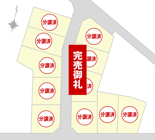 One's Town東野3 全体区画図